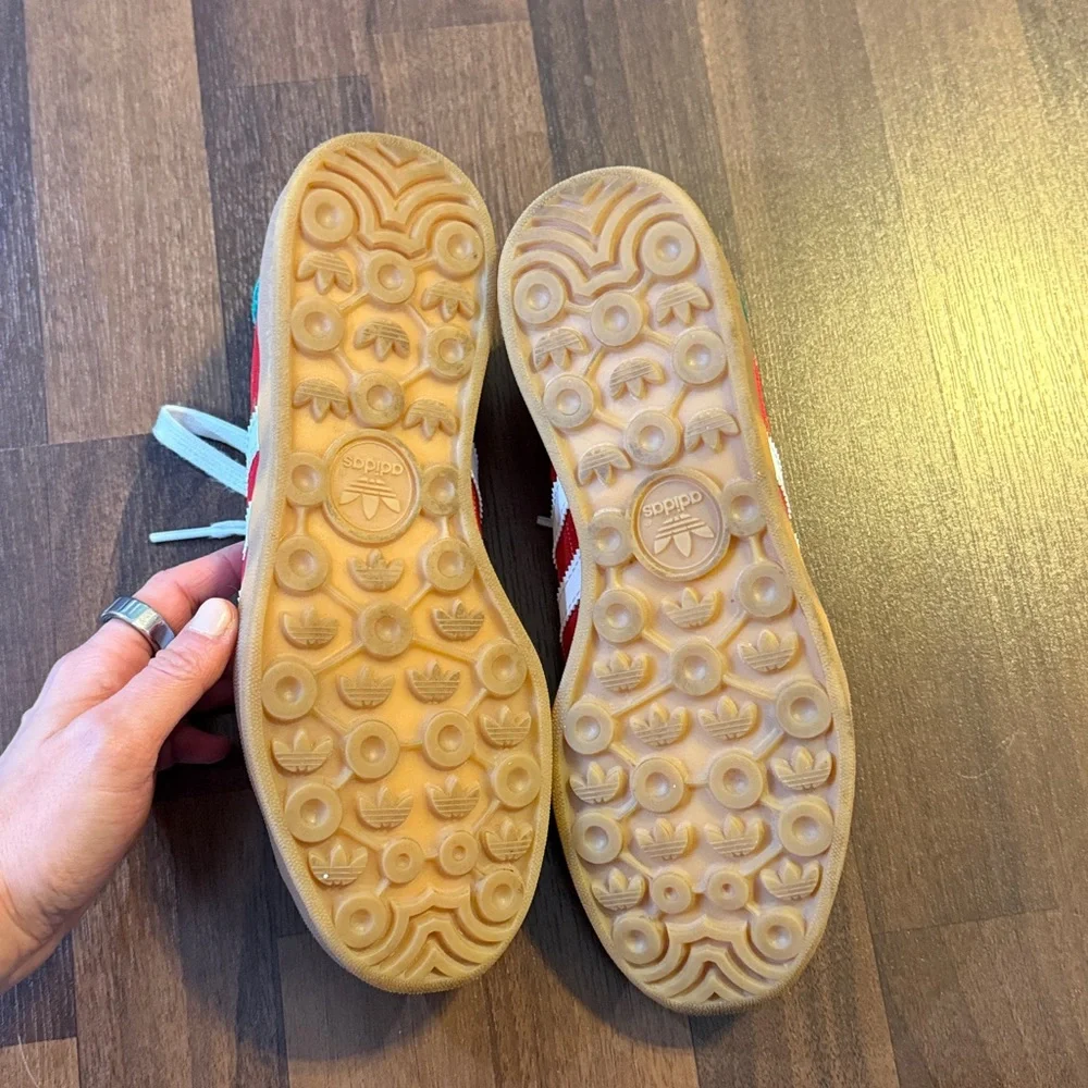 Adidas Gazelle pink, Red, White and green Sneakers - Picture 4 of 7